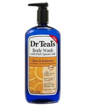 Dr Teal’s Glow & Radiance Body Wash with Pure Epsom Salt and Vitamin C 710ml