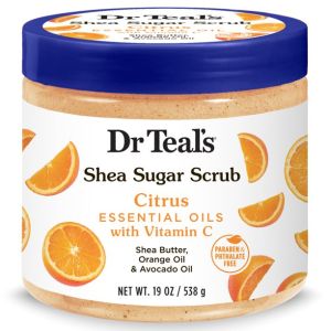 Dr Teal’s Vitamin C Shea Sugar Body Scrub, 583g
