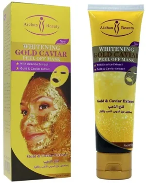Aichun Beauty 24k Gold Caviar Peel Off Mask – Face Rejuvenation Moisturizing – 100ml
