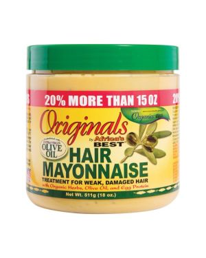 Africa’s Best Organics Olive Oil Hair Mayonnaise, 18oz, 511g