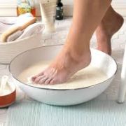 Milk and honey pedicure