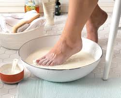 Milk and honey pedicure
