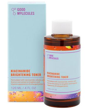 Good Molecules Niacinamide Brightening Toner 4 Fl Oz, 120ml