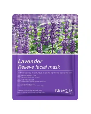 BIOAQUA Lavender Relieve Facial Mask