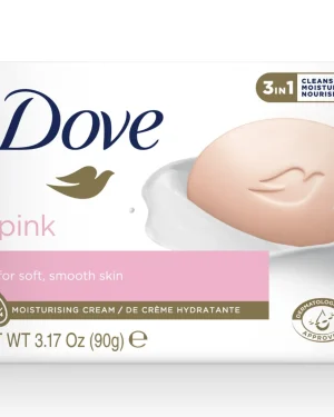Dove Pink for Soft smooth Skin Bar 4x90g Pack (360g)