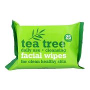 Tea Tree Facial Wipes – 25 Wipes
