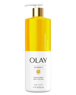 Olay Brightening Body Lotion with Vitamin C (Visibly-Brighter Skin in 21 days) 17fl oz, 502ml